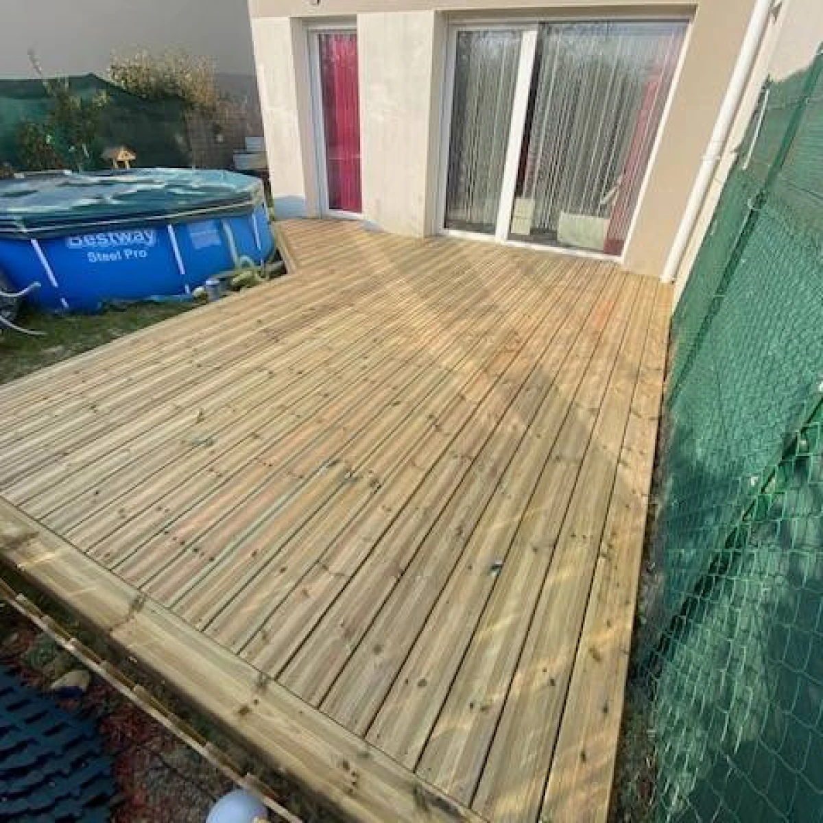 Dl Charpente Charpentier St Malo Terrasse En Sapin A St Malo Image 3