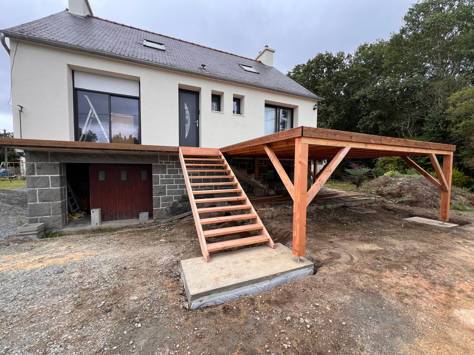 Dl Charpente Charpentier St Malo Terrase Bois 01